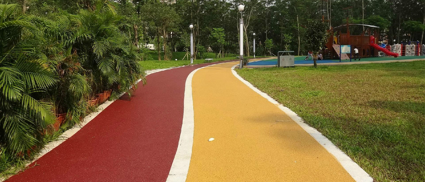 彩色路面透水地坪 